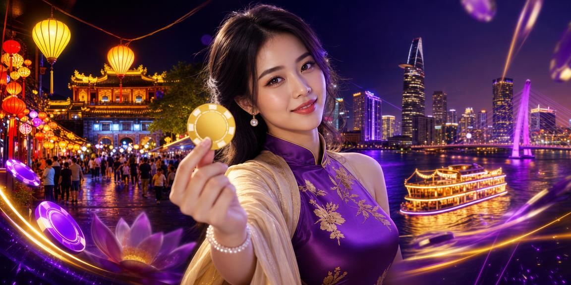 Không khí cá cược đêm tại Sài Gòn – người chơi High Roller trải nghiệm bàn VIP trên điện thoại